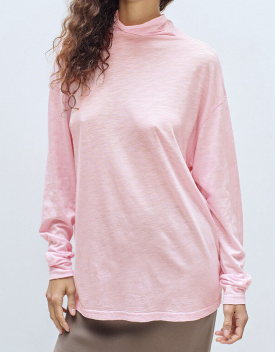 Women's T shirt l/sleeve turtle neck