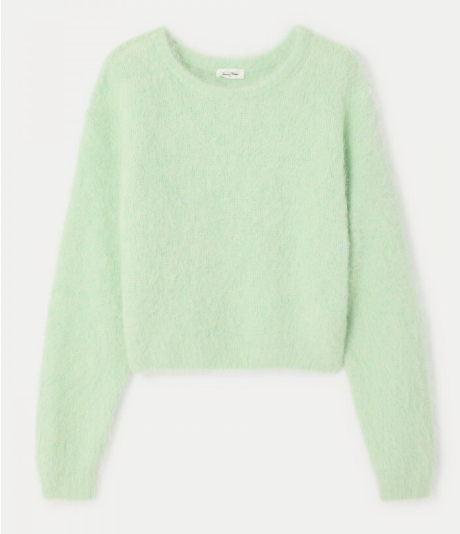 Nib fluffy knit