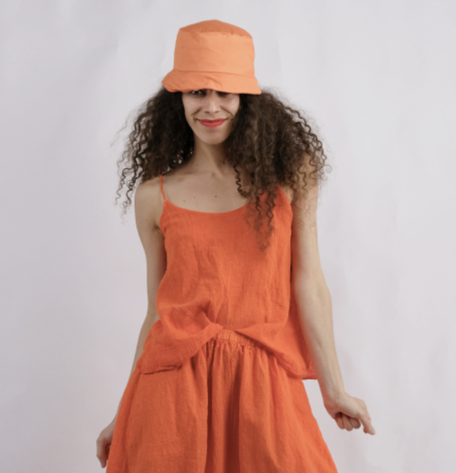 Linen camisole top 'Natsu'