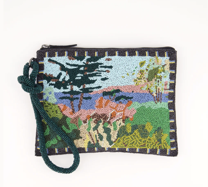 Beaded line clutch