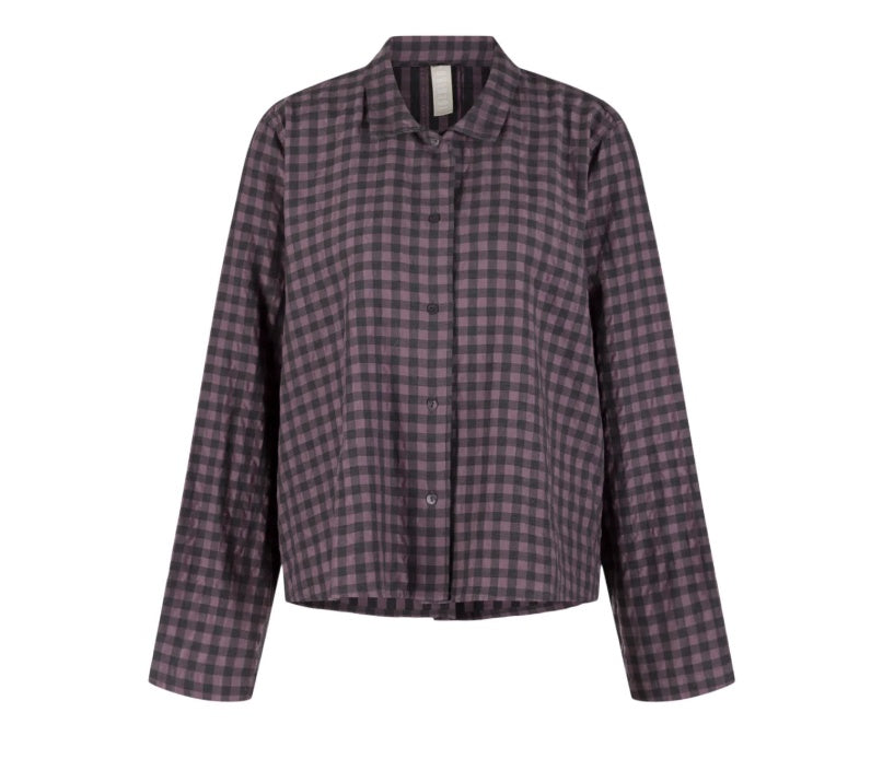 Checked blouse No 508