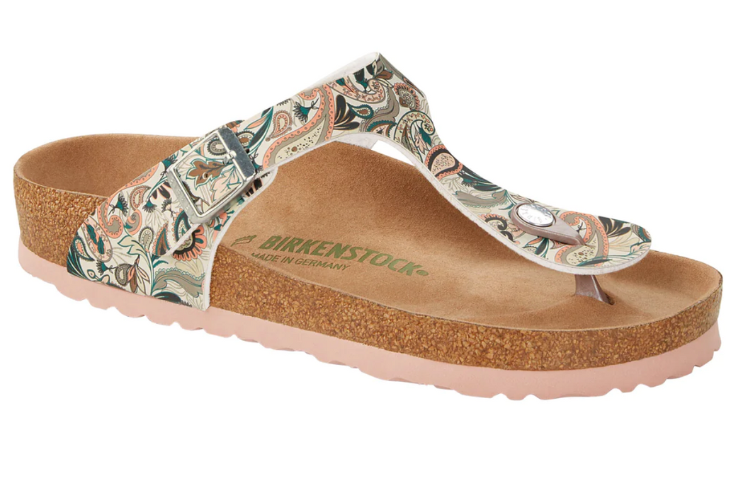 Gizeh light rose paisley vegan sandal