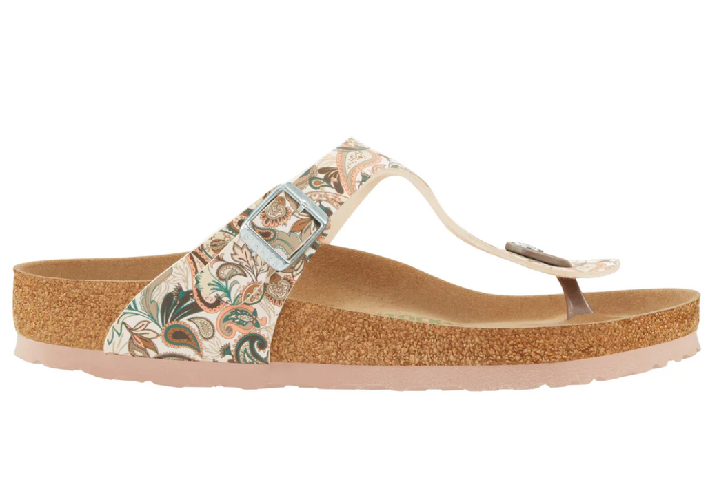 Gizeh light rose paisley vegan sandal