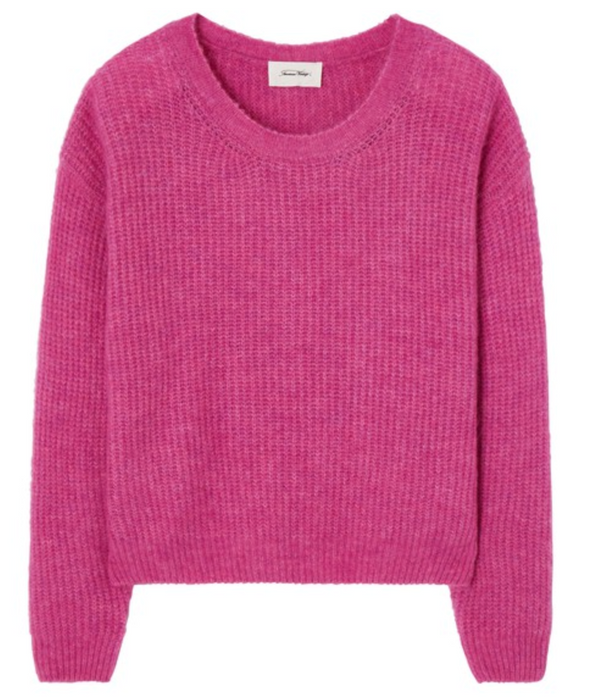 East ribbed crew neck knit