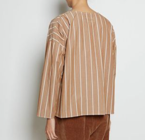 Cotton striped blouse | Boni