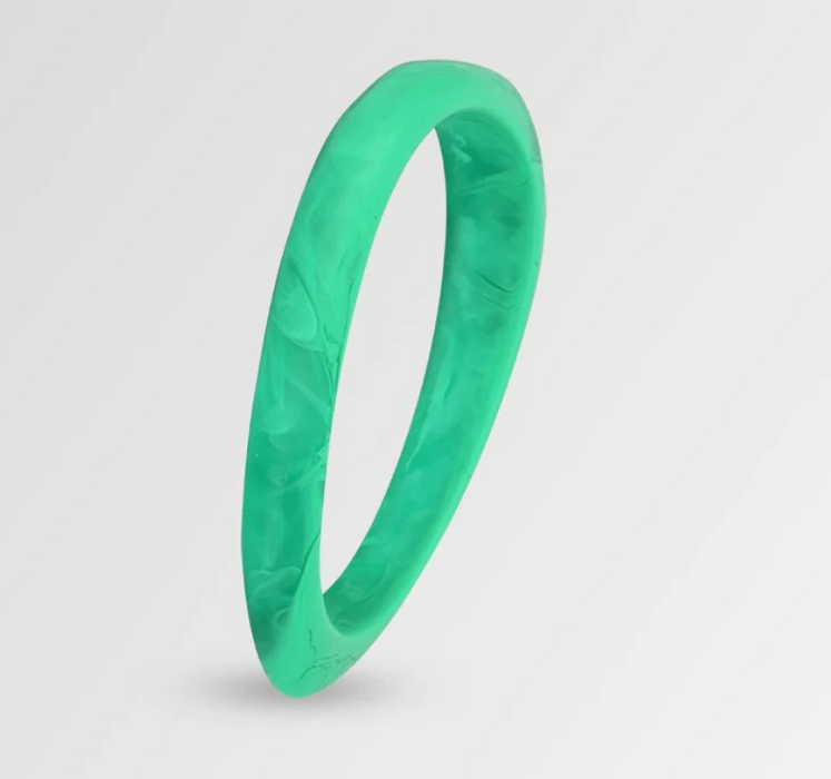 Rock wishbone bangle | med/lge fit