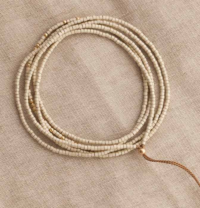 Gobi beaded necklace / bracelet wrap