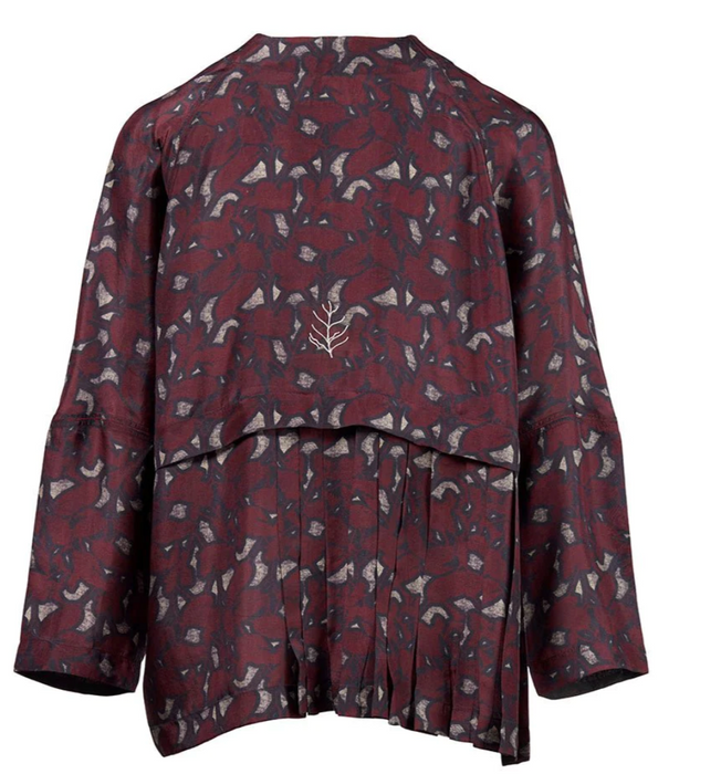Silk blouse | Isabella leaves