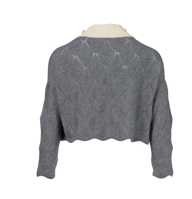 Grey hotsell bolero cardigan