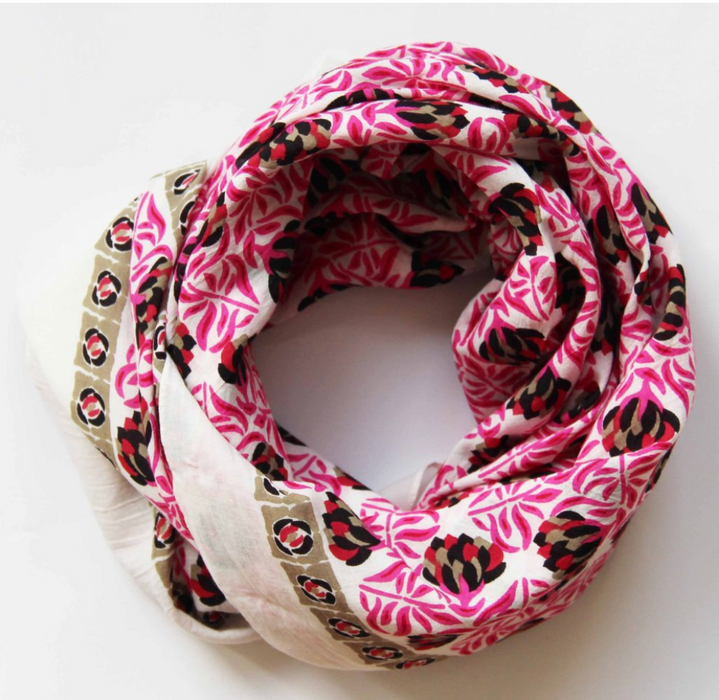 Cotton square scarf | Heidi