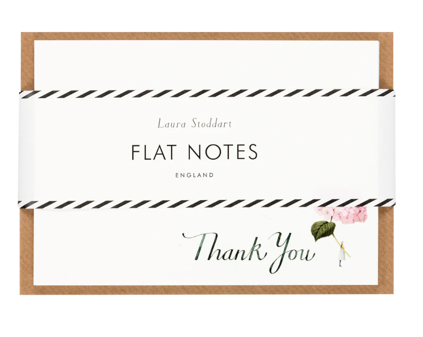 Flat note cards with envelopes