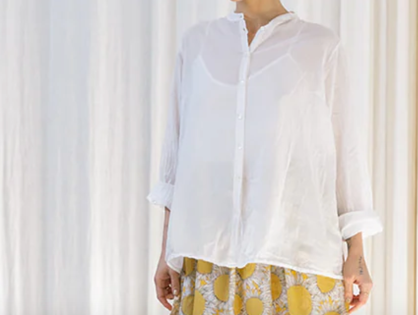 Ida cotton voile shirt