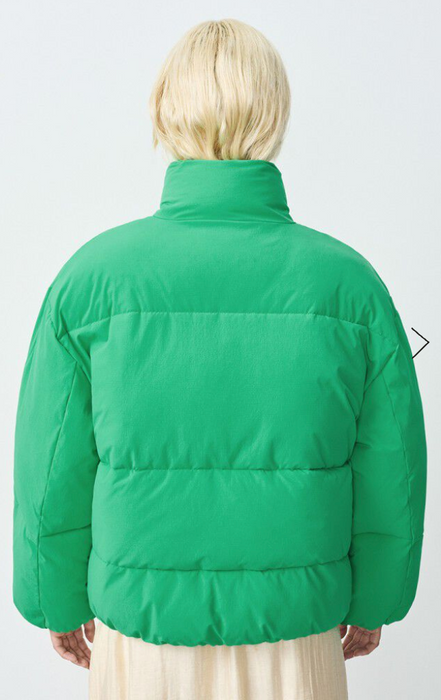 Grass green padded jacket