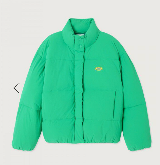 Grass green padded jacket