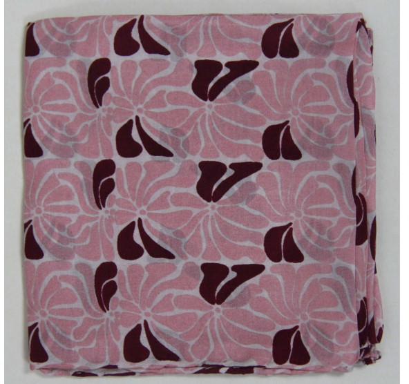 Mini silk scarf | Plumeria