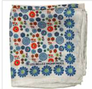 Hanami silk scarf