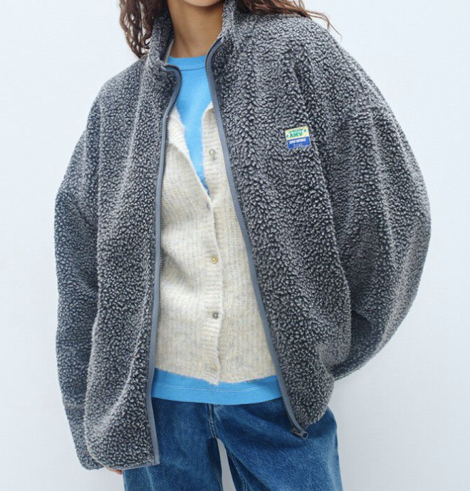 Fleece zip jacket