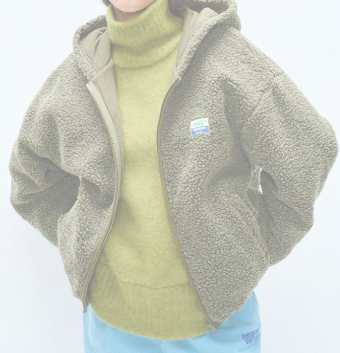 Hooded fleece jacket
