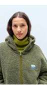 Hooded fleece jacket