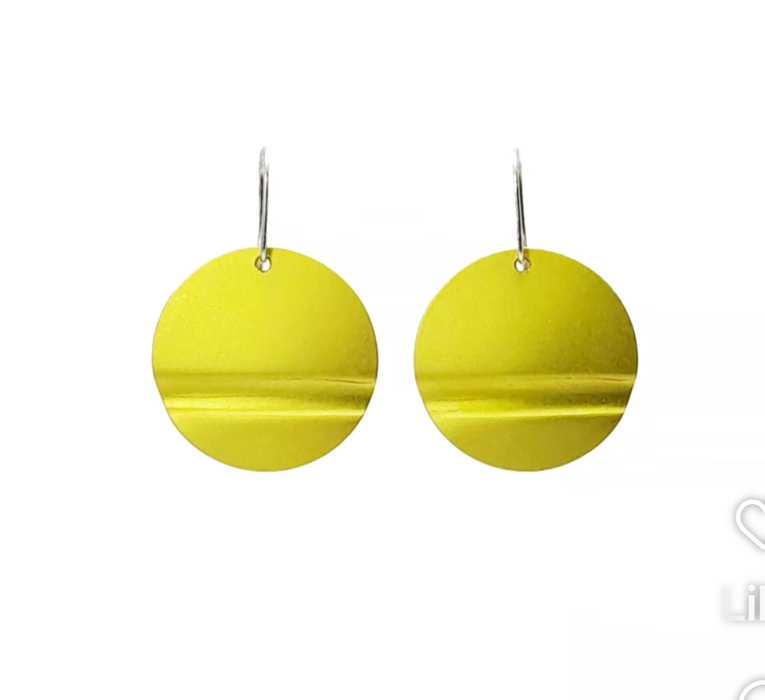Jupiter disc earring