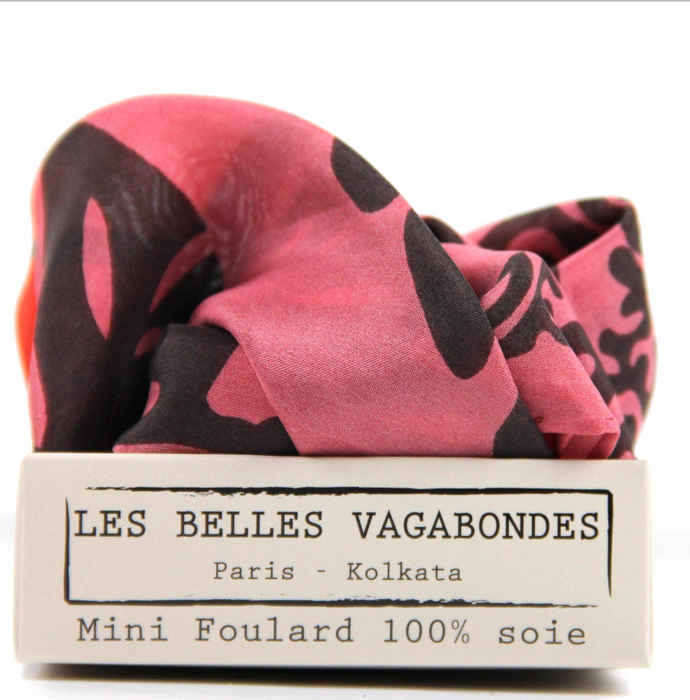 Mini Arum silk scarf