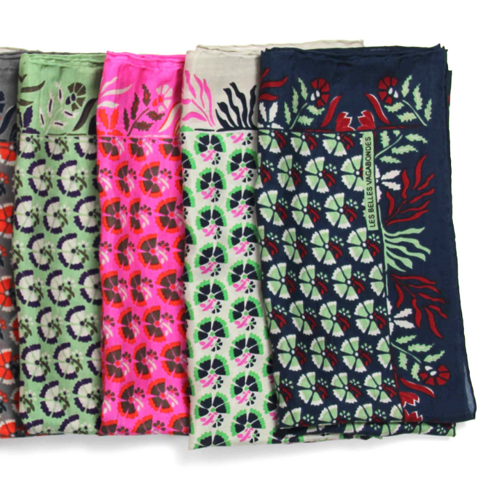 Mini Augustine silk scarf