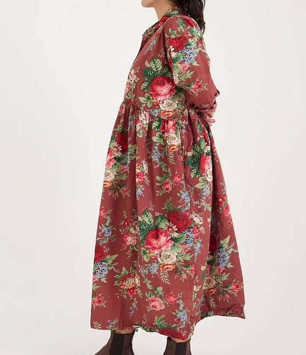 Oak dress in sunset floral