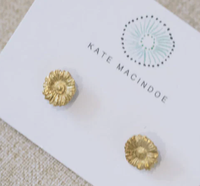 Brass daisy studs