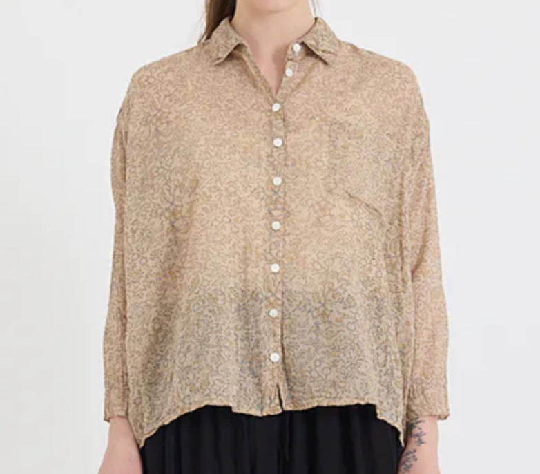 Indra cotton gauze shirt