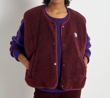 Hok colourful boucle vest