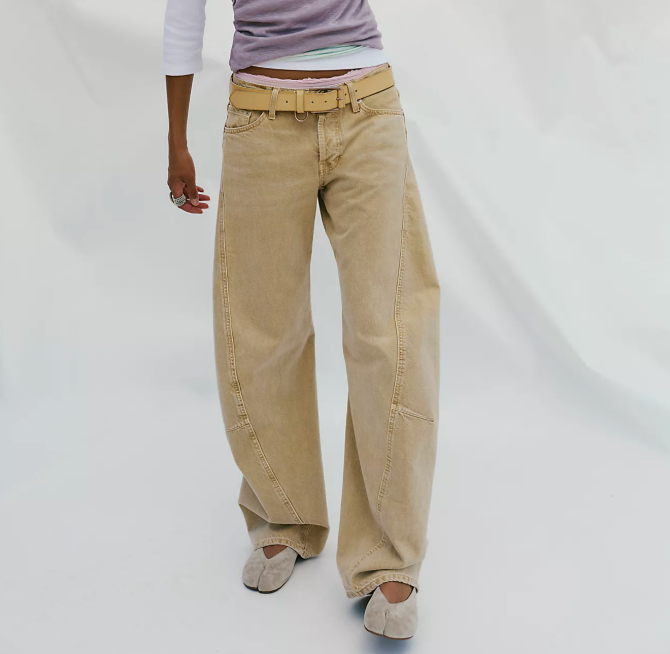 Fable twisted seam bow leg jean