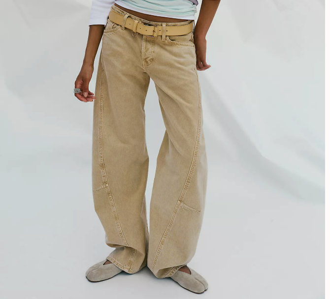 Fable twisted seam bow leg jean