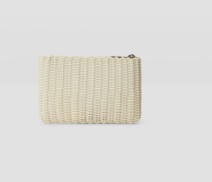 Handwoven clutch