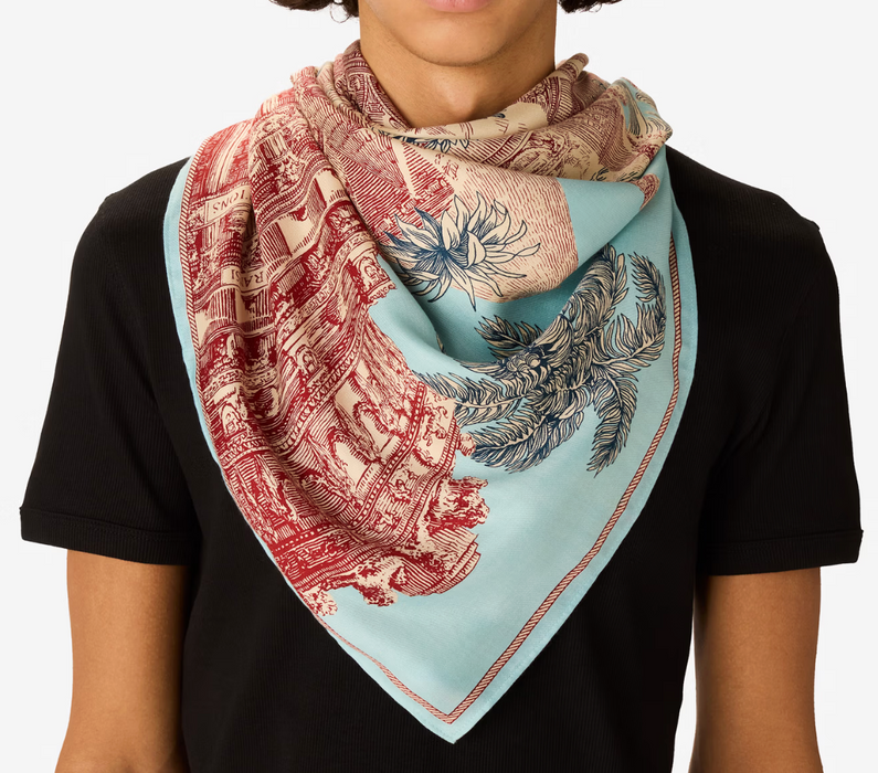 Piranesi large square scarf