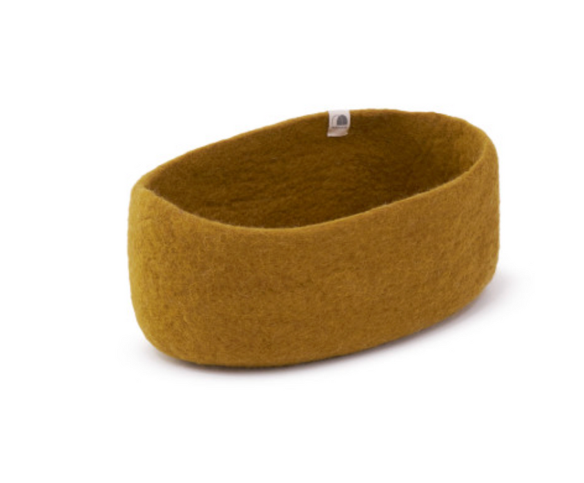 Felted long basket