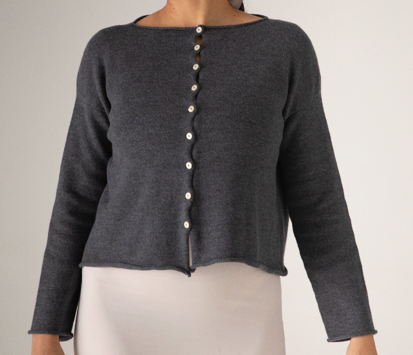 Doll's reversible cardigan