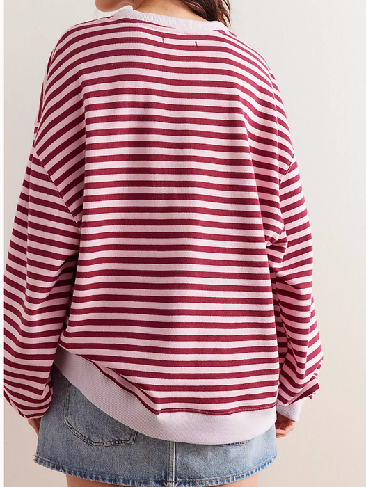 Classic striped crew