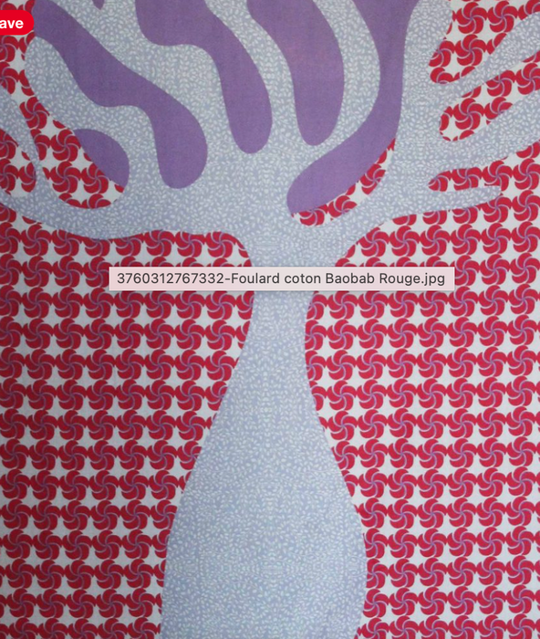 Baobob cotton scarf 100 x 180 cm