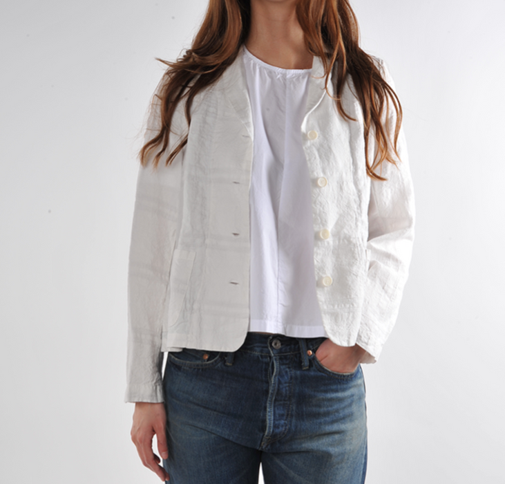 Short linen jacket Fifi