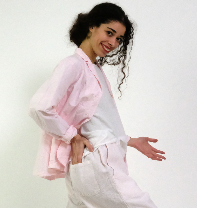 Cotton and linen jacket Coli