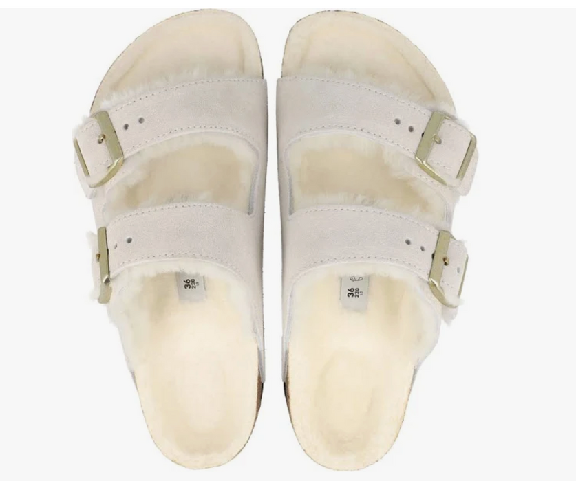 Shearling Arizona sandal