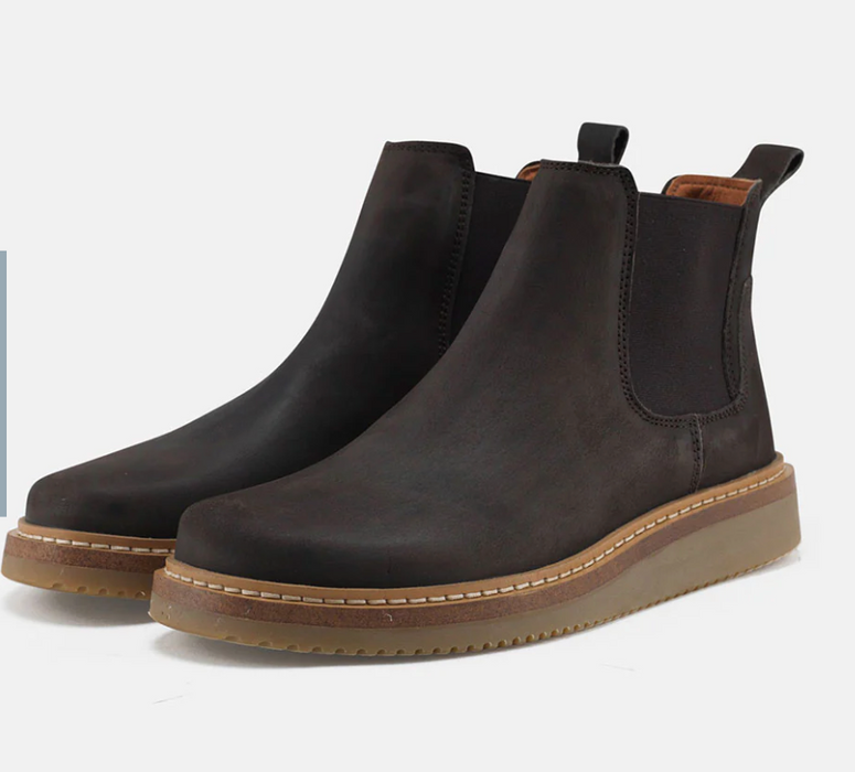 Gry nubuck ankle boot