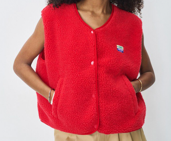 Fleece boucle vest