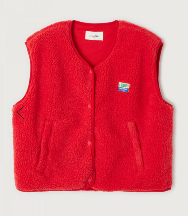 Fleece boucle vest