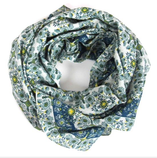 Cotton square scarf |Tanger
