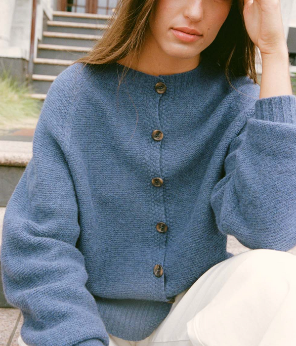 Loft merino cardigan