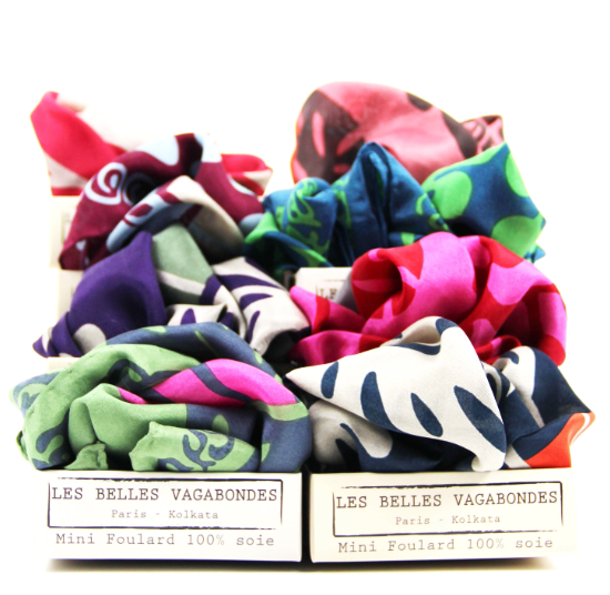 Mini silk scarves | Arum