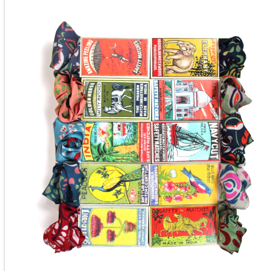 Mini silk scarves | Yulia
