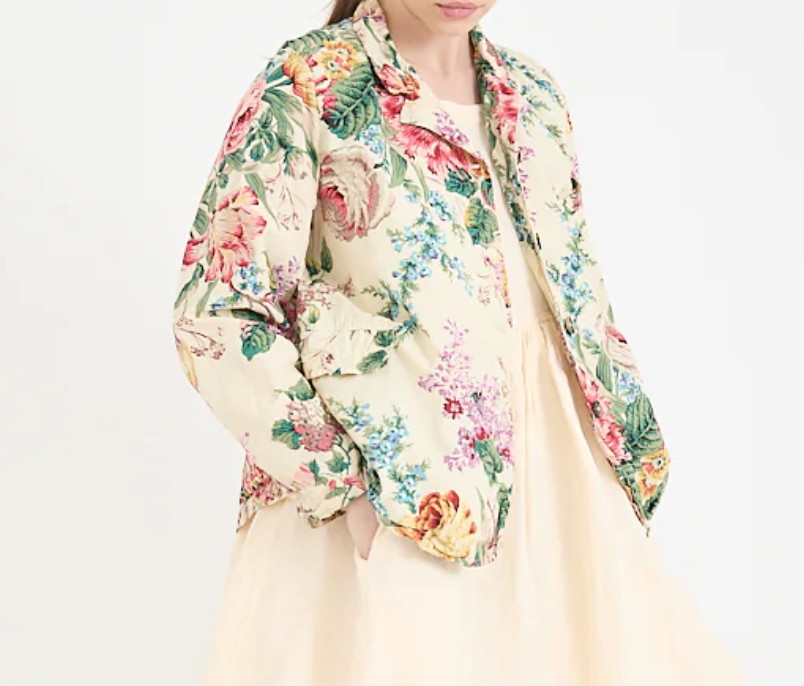 Dominique floral blazer
