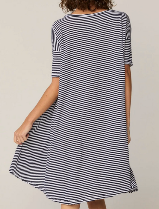 Stripe pop T dress